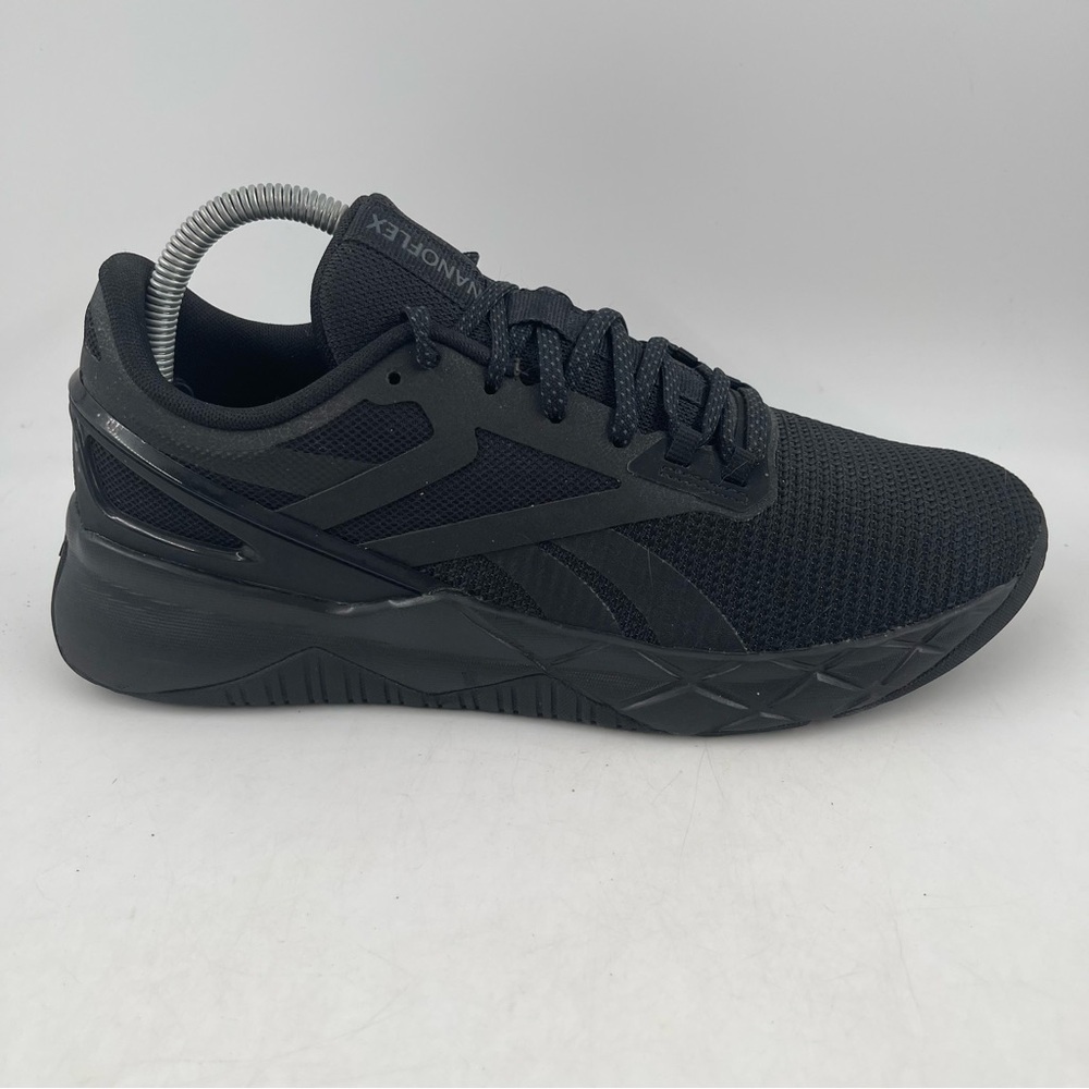 NEW Reebok Men’s Nanoflex TR “Core Black” Marathon Running Shoes - Size 7 1/2